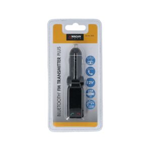 Wagan Bluetooth FM Transmitter with Car Kit Black Wagan Bluetooth FM Transmitter with Car Kit Black